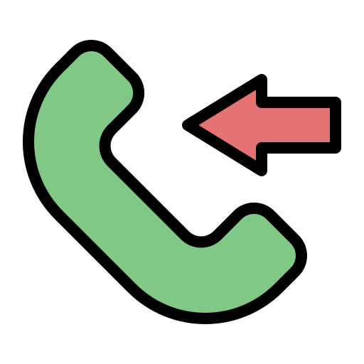 Incoming call Generic Outline Color icon