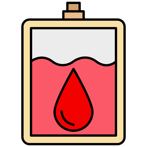 worek krwi Generic Thin Outline Color ikona