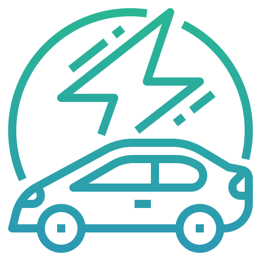 Electric vehicle Generic Gradient icon