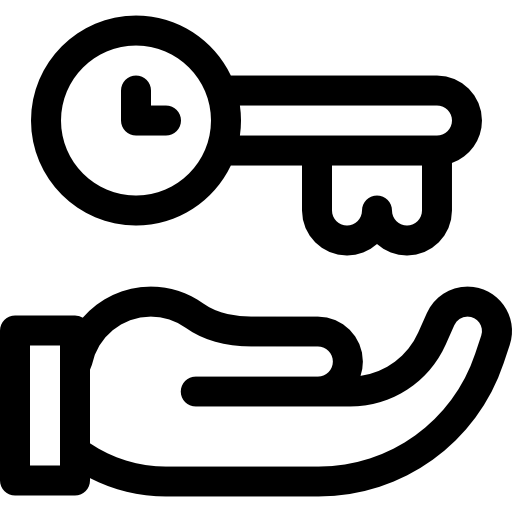 schlüssel Basic Rounded Lineal icon