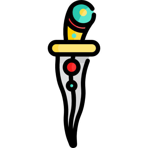 daga Special Lineal color icono