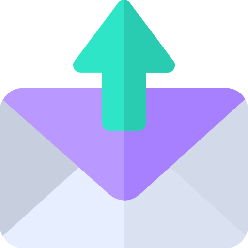 envoyer un mail Basic Rounded Flat Icône