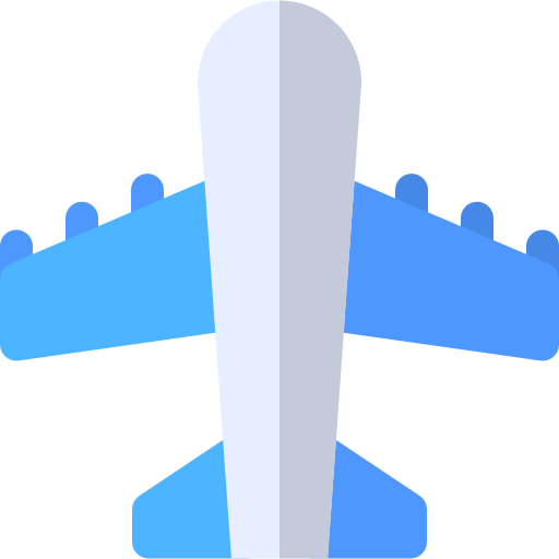 avion Basic Rounded Flat Icône
