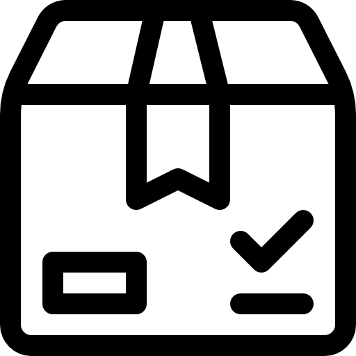 skrzynka Basic Rounded Lineal ikona