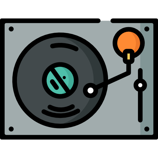 Turntable Special Lineal color icon