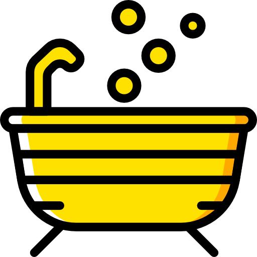 vasca da bagno Basic Miscellany Yellow icona