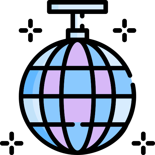 kula dyskotekowa Special Lineal color ikona