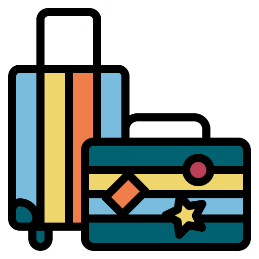 Suitcase Generic Outline Color icon