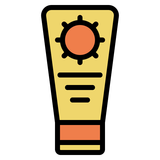 bloqueador solar Generic Outline Color icono