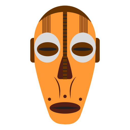 masque africain Generic Flat Icône