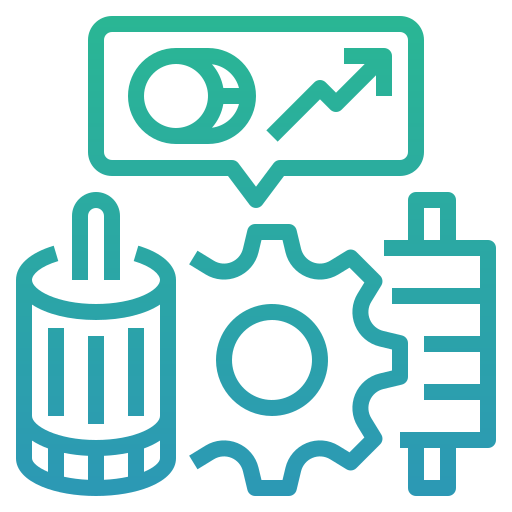 Spare parts Generic Gradient icon