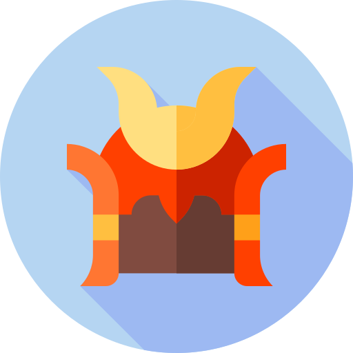 samoerai Flat Circular Flat icoon
