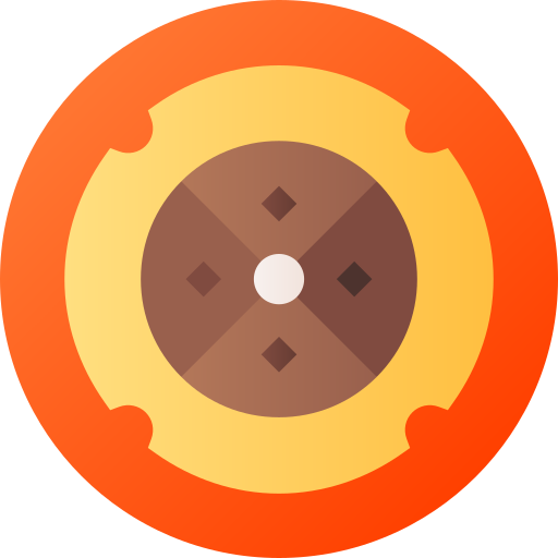 tarcza Flat Circular Gradient ikona