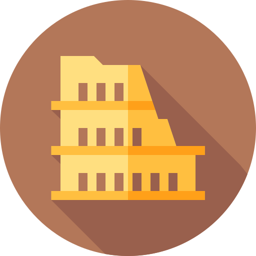kolosseum Flat Circular Flat icon