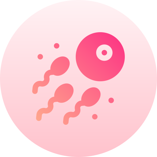 fertilización Basic Gradient Circular icono
