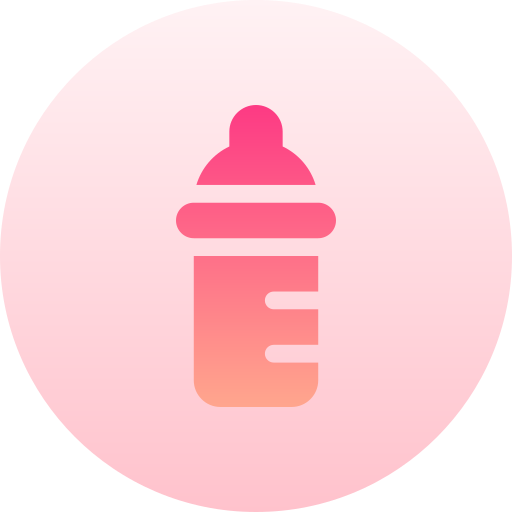 babyvoeding Basic Gradient Circular icoon