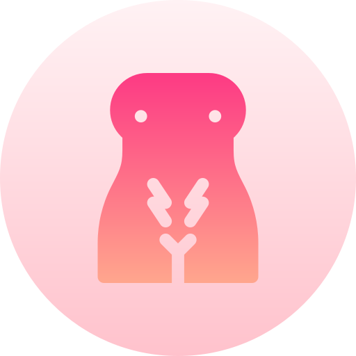 menstruacyjny Basic Gradient Circular ikona