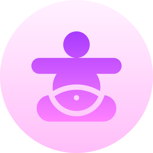 yoga Basic Gradient Circular icono