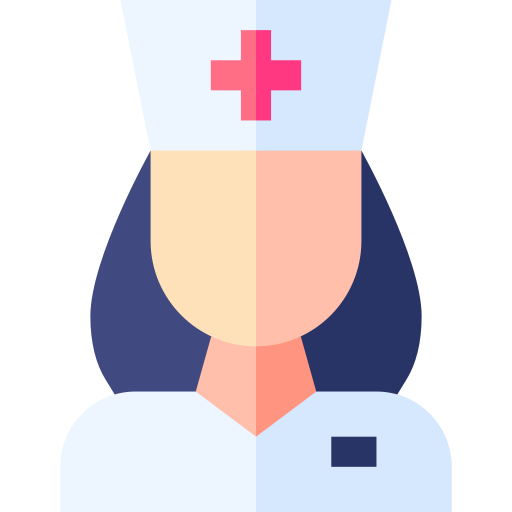 krankenschwester Basic Straight Flat icon