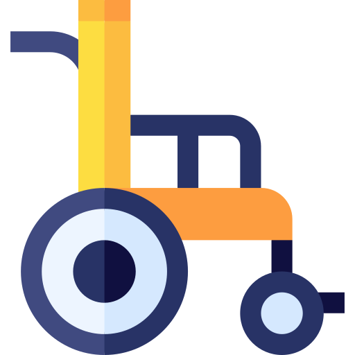 rollstuhl Basic Straight Flat icon