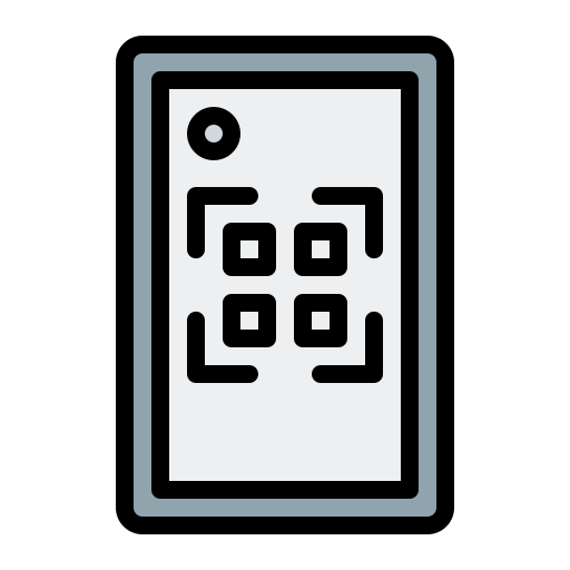 qrコード Generic Outline Color icon