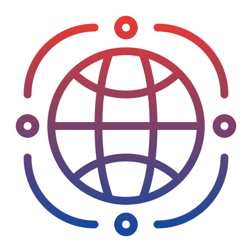 rete globale Generic Gradient icona