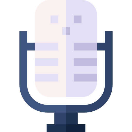 microphone Basic Straight Flat Icône