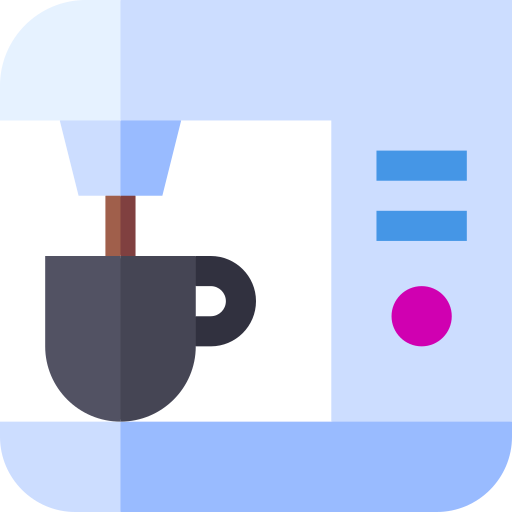 커피 머신 Basic Straight Flat icon