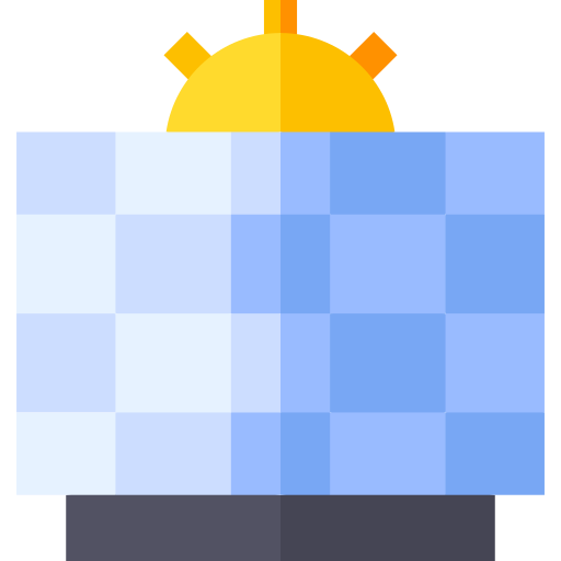 pannello solare Basic Straight Flat icona