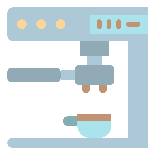 koffiezetapparaat Generic Flat icoon