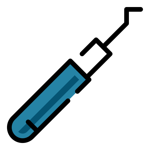 Dentist tools Generic Outline Color icon