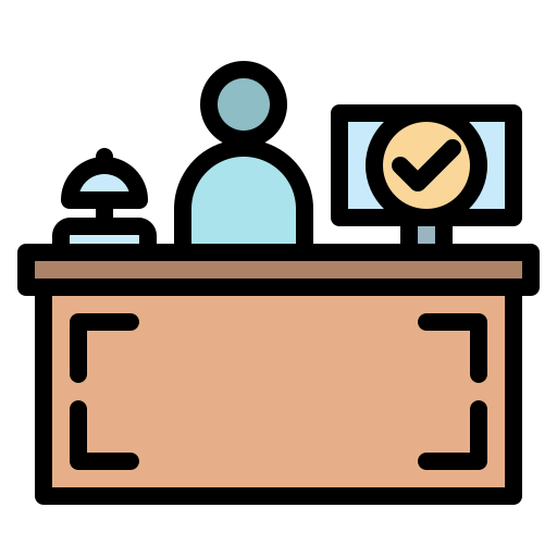 Receptionist Generic Outline Color icon