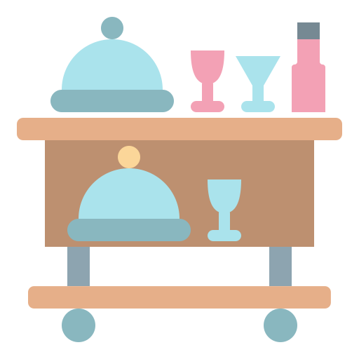 Food trolley Generic Flat icon