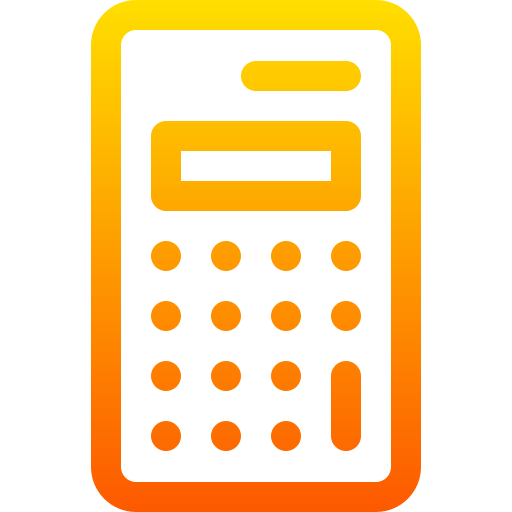 Калькулятор Basic Gradient Lineal color иконка