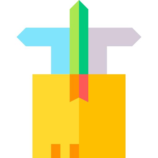 distribución Basic Straight Flat icono