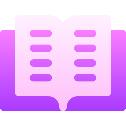 Open book Basic Gradient Gradient icon