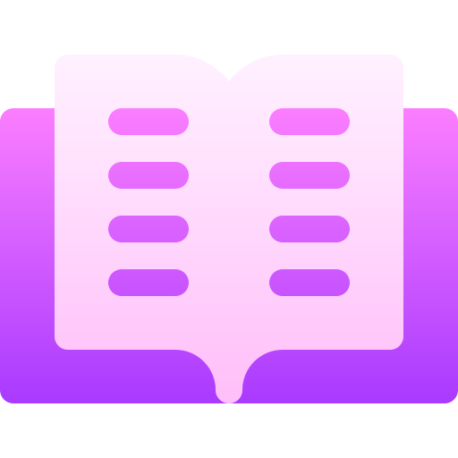 offenes buch Basic Gradient Gradient icon