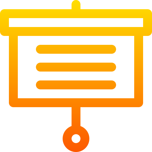표시 Basic Gradient Lineal color icon
