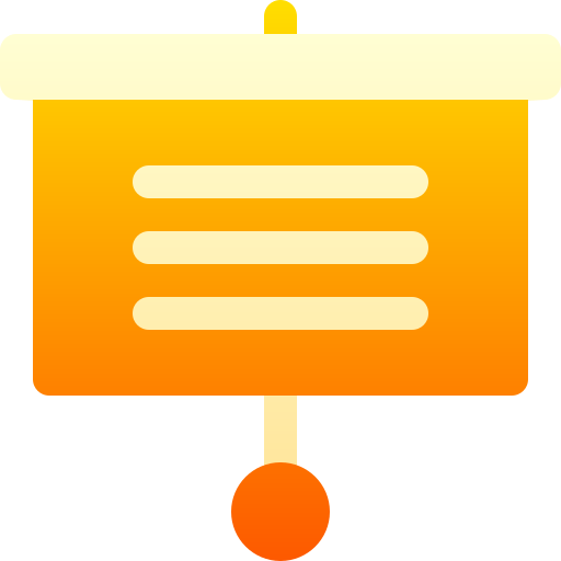 Presentation Basic Gradient Gradient icon