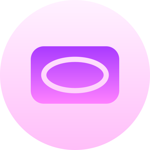 jabón Basic Gradient Circular icono