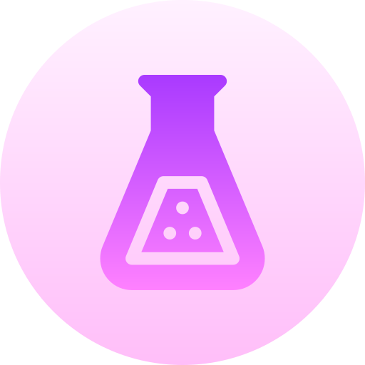 Химия Basic Gradient Circular иконка