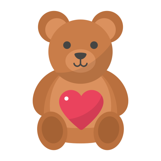 Bear toy Generic Flat icon