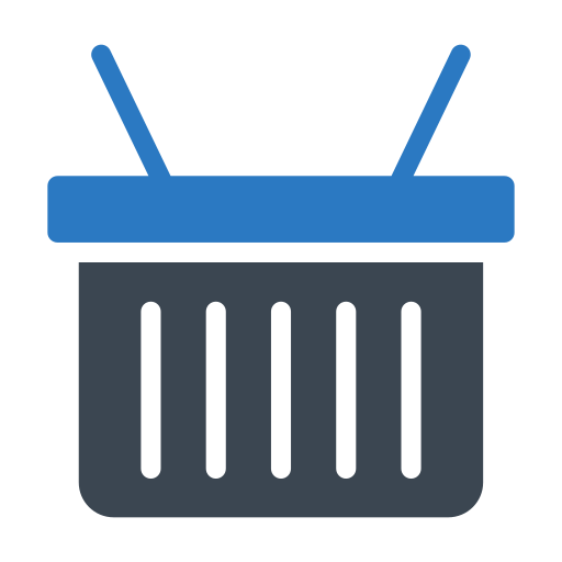 Shopping basket Generic Blue icon