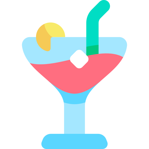 cocktail Kawaii Flat icon