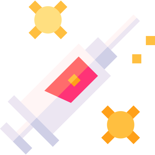 Syringe Basic Straight Flat icon