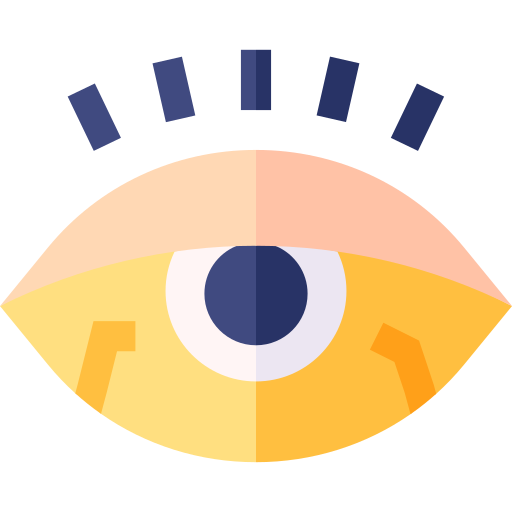 oczy Basic Straight Flat ikona