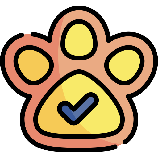 mascota amigable Kawaii Lineal color icono