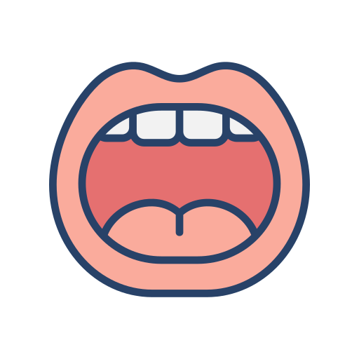 Mouth Generic Outline Color icon