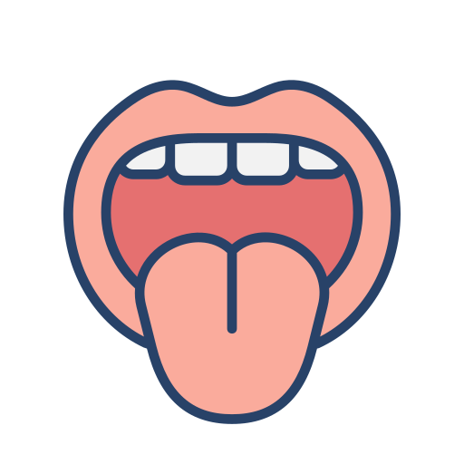 Open mouth Generic Outline Color icon