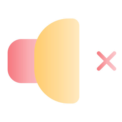 silencio Generic Flat Gradient icono